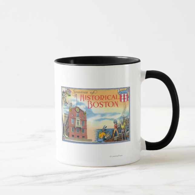 Tasse Boston, MassachusettsScènes historiques de Boston (Droite)