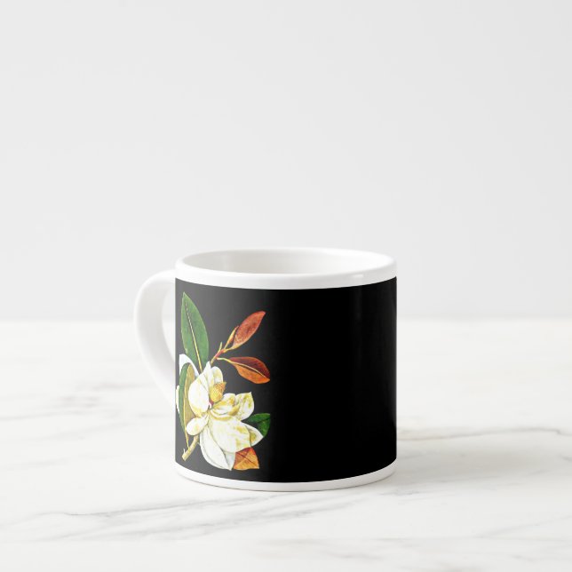 Tasse-Botanische Kunst-Mary-Delany 1 Espressotasse (Vorderseite Links)