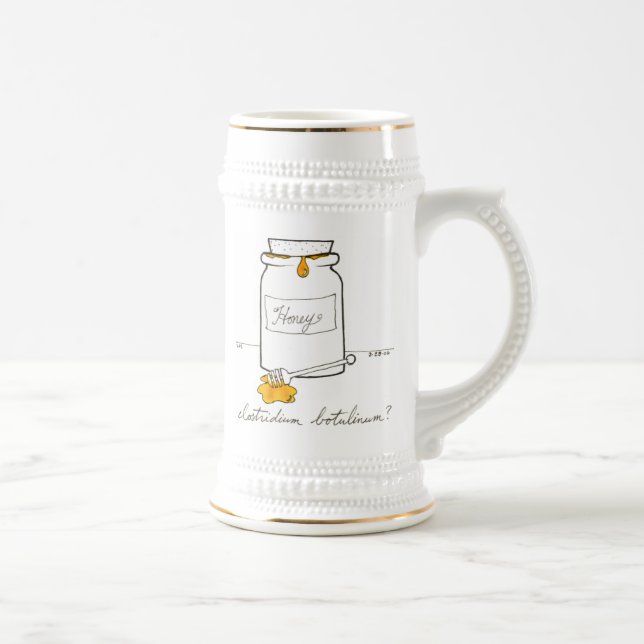 Tasse botulinum de clostridium (Droite)