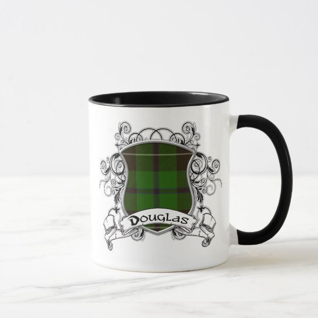 Tasse Bouclier de tartan de Douglas (Droite)