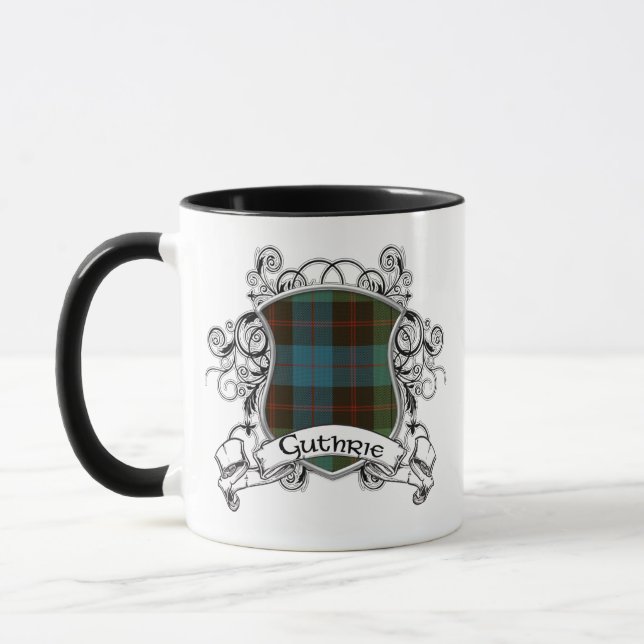 Tasse Bouclier de tartan de Guthrie (Gauche)