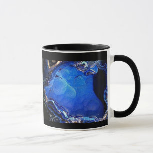 Tasse Boue Azurite Geode