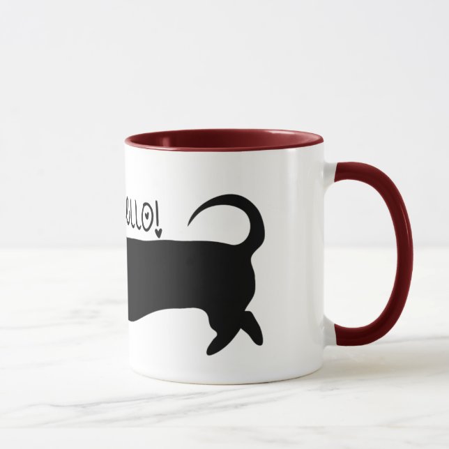 Tasse Bouge de chien de saucisse (Droite)