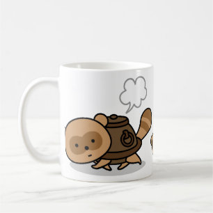 Tasse - bouilloire Tanuki avec ses petits amis