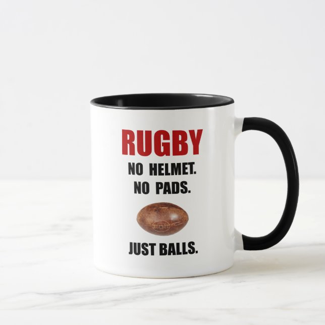 Tasse Boules de rugby (Droite)