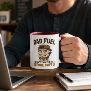 Tasse Bourgogne 'Carburant Papa Ne Parle Pas Avant