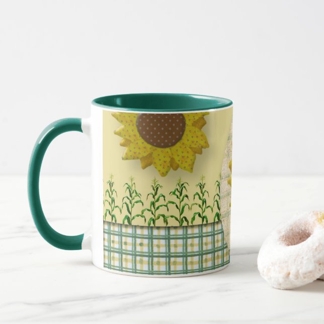 Tasse Bouteille de bouchon de tournesol (Avec donut)