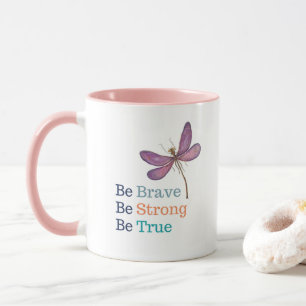 Tasse Brave forte vraie libellule