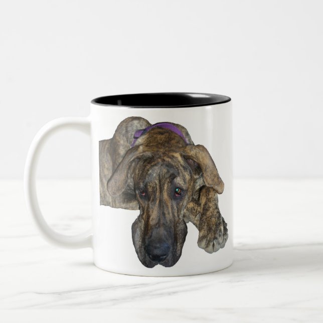 Tasse Brindle de great dane (Gauche)