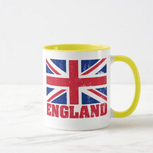 Tasse britannique de drapeau d'Union Jack