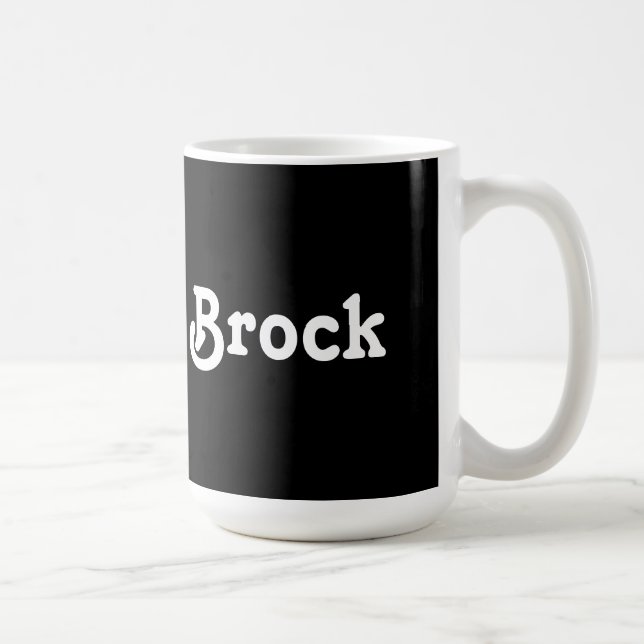Tasse Brock (Rechts)