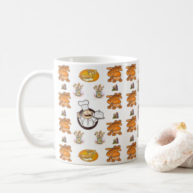 Tasse Brot (Mit Donut)