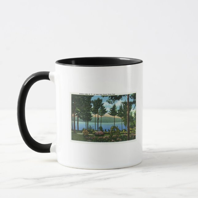 Tasse Brown Swan Park Vue sur le lac (Gauche)