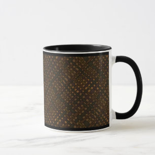 Tasse Brûlure foncée rustique avec éclat