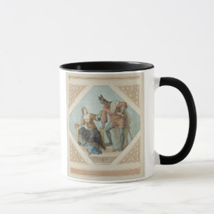 Tasse Brunhilde et Hagen, illustration pour 'le Niebelu