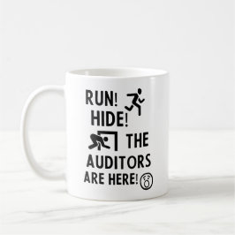 Tasse-Buchhalter-Geschenke laufen und verstecken Kaffeetasse
