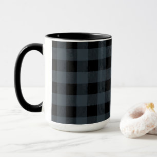 Tasse Buffle noir et bleu plaqué   Cadeau