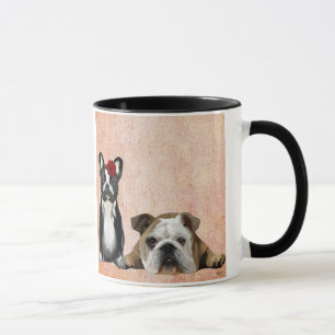 Tasse Bulldog français et Bulldog anglais
