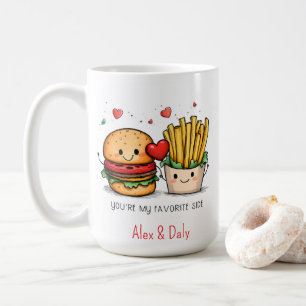 Tasse Burger Mignon « Vous êtes mon côté préféré »