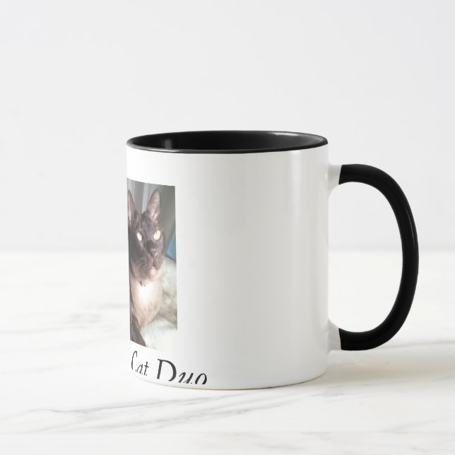 Tasse BurmeseDuo_18, duo de chat birman (Droite)