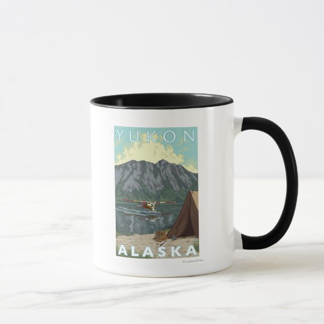 Tasse Bush Plane & Fishing - Yukon, Alaska (Droite)