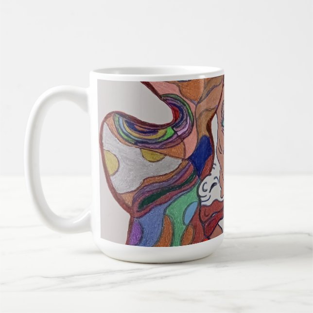 Tasse Butterfly Leaf Portrait (Links)