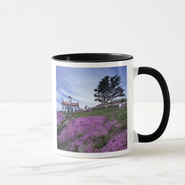 Tasse CA, Crescent City, phare de Battery Point avec (Droite)