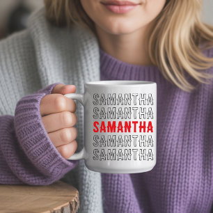 Tasse Cadeau avec Nom Personnalisé pour Enfants, A
