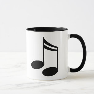 Tasse Cadeau de musique de notes musicales