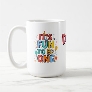 Tasse Cadeau Premier Anniversaire pour Papa Dada