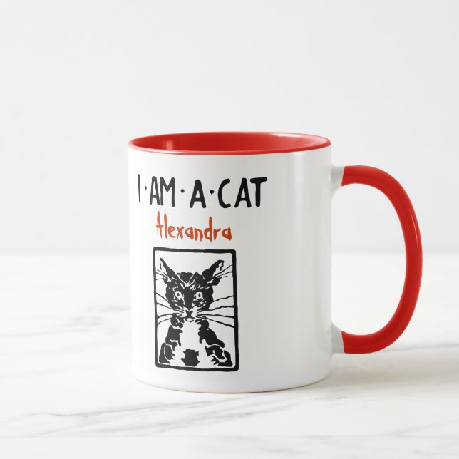 Tasse Cadeaux de chats noirs (Droite)