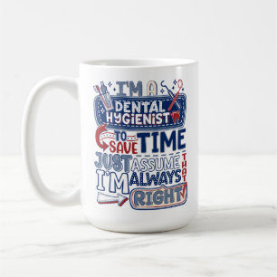 Tasse Cadeaux D'humoriste Hygiéniste Dentaire Touj