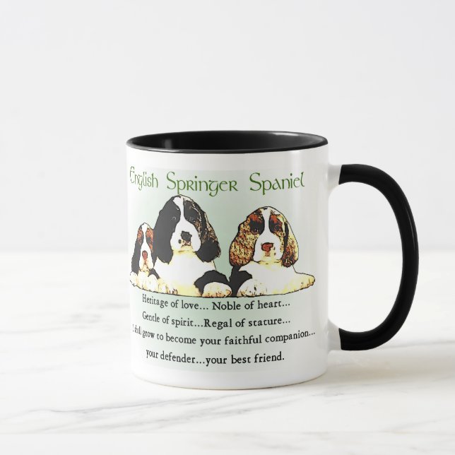 Tasse Cadeaux espagnols Springer anglais (Droite)