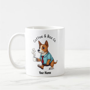 Tasse Café Costume D'affaires Drôle Basenji Chien