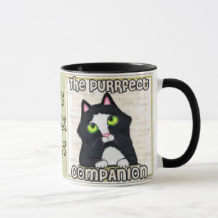 Tasse Café de chat de smoking/tasse de thé