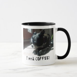 Tasse Café des besoins de Boston Terrier