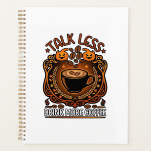 Tasse Café Halloween Citrouilles Parle Moins Boit