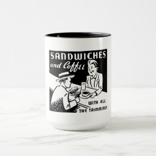 Tasse Café-restaurant vintage