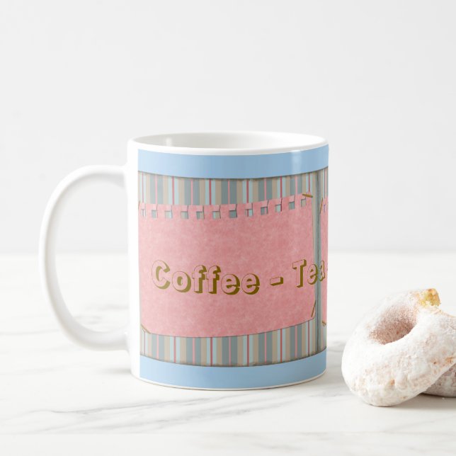 Tasse Café Thé Relaxer Répéter (Avec donut)