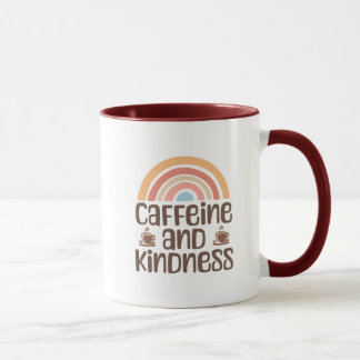 Tasse Caféine et Gentillesse – Citation Positive s