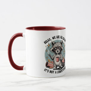 Tasse Caffeine Chaos Raccoon
