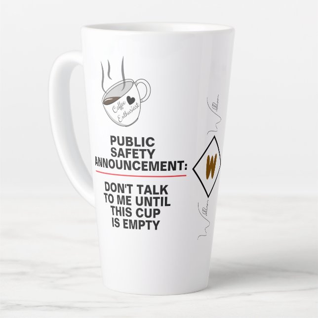 Tasse Caffeine Meme | Funny Coffee Joke Tasse (Linke Ecke)