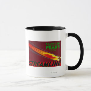 Tasse Caisse aérodynamique LabelSanta Clara, CA de poire