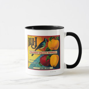 Tasse Caisse Bleue-j LabelWatsonville, CA d'Apple