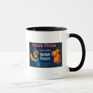 Tasse Caisse vigoureuse LabelSuisun, CA de poire de