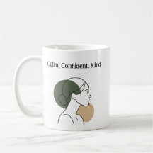 Tasse Calme et Confiance – Style Boho