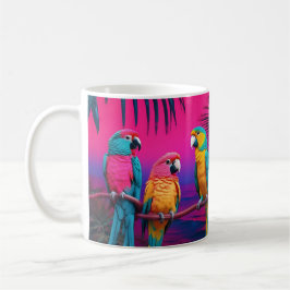 Tasse Canarie und Parrot