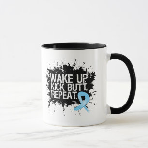 Tasse Cancer de la prostate Réveillez-vous...Bouton...Ré