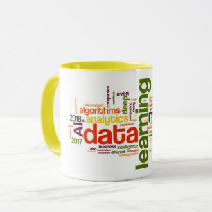 Tasse Canette Date Science - M.Learning, LÀ, Algor, Dee