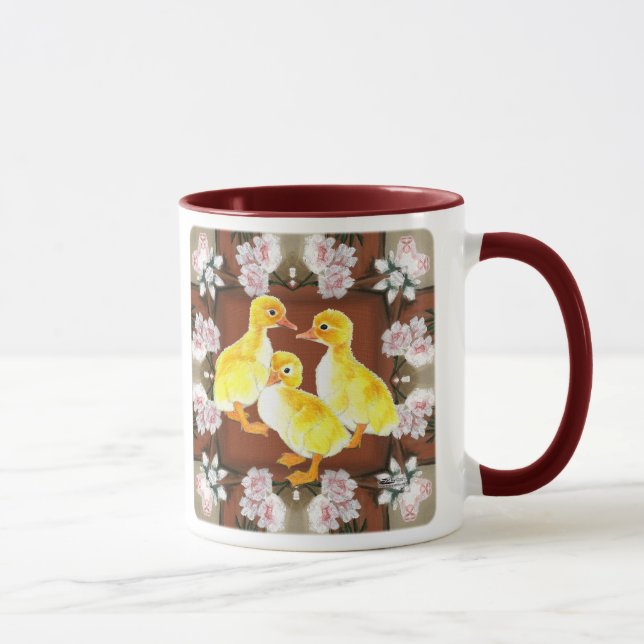 Tasse Canettes et Roses (Droite)